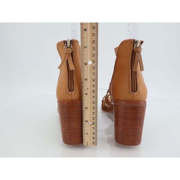 Sofft Stratford Sandals Brown Leather Block Heel Gladiator Strappy Size 9 M - Picture 7 of 14